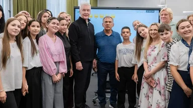 Собянин: «МЭШ» помогает повышать качество образования по всей стране